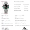 ساعة معصم Pagani التصميم الفاخرة GMT Men Mechanical Wristwatch الياقوت الزجاج الفولاذ المقاوم للصدأ 100 متر الساعات التلقائية المائية 230731