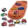 Peças de sapatos Acessórios 24 Estilo Colorfs Car Clog Charms Soft Rubber Shoecharms Fivela Moda Decoração Parte Presente Drop Deli Series Aleatoriamente