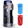 Masturbators Leten 708 3 Generation Automatisk teleskopisk manlig Masturbator Vagina Real Pussy Heat Stönande Masturbation Sex Toy for Men 230801