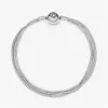 Bracelets De Charme Haute Polonais 100% 925 Sterling Sier Moments Mti Serpent Chaîne Bracelet Fit Authentique Dangle Européen Pour Les Femmes Mode Dhzpd