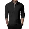 Vestes pour hommes Manteau à manches longues Veste pour hommes Coupe ajustée Texture gaufrée Revers élégant avec côté pour le printemps