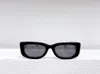 Óculos de sol o mais recente estilo retangular da moda com armação de logotipo grande para mulheres UV400 PR14YS