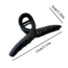 13cm Large Frosted Matte Cross Hair Claw Crab Hair Clips Brown Series Women Bath Clamps Ponytail Clip