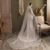 حجاب الزفاف وصول إكسسوارات العروس الكاتدرائية البيضاء Veu de Noiva للنساء Bodas