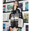 Women's Jackets 2023 Y2k Cycling Wear Bomber Jacket Women Men Retro Loose Print Grunge Clothes Fashion Ins Coat 230731