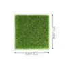 Fleurs décoratives Simulation de gazon Tuiles d'herbe verte Patio Imitation artificielle Émulé Tapis d'accessoires d'aménagement paysager