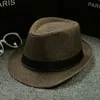 넓은 가슴 모자 버킷 버킷 히리 긴 패션 유니스석 짚 Fedora Sun Hat Panama Trilby Crushable 남자 여성 접이식 여행 벨트 S 캡 230801