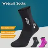 Sports Socks 1 Pair 3mm Neoprene Diving Nonslip Adult Warm Patchwork Wetsuit Shoes Surfing Boots for Couple Swimming 230801