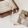 Choker allme temperament oregelbundet sötvatten pärlpärlor halsband för kvinnor flerfärgade pärlor sträng halsband dagliga smycken