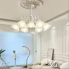 Люстры огни French Style Living Room Convallaria Цветочная потолочная лампа для столовой