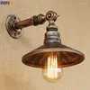 Vägglampvatten rör vintage retro loft stil industriell belysning nurale led edison sconce apliques trapp ljus