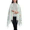 Schals Damen Schal Winter Aztec Tribal Ethnic Geometrischer Druck Dünn Warm Cape Wraps Weiblich Bandana Pashmina Lange Quaste