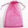 100Pcs Big Organza Wrapping Bags 20x30cm Wedding Favor Christmas Gift Bag Home Party Supplies New 298P