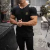 Camisetas masculinas 2023 NOVA Sik Silk T Shirt Men Summer Short Sleeve Compression T shirt Mesh Tops Tee Roupa Masculina Moda Sports T-shirts J230731