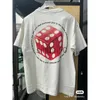 メンズTシャツ23SSハイストリートセントマイケルモンスタープリント洗浄destro