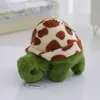 Симпатичная мини -мультфильма черепаха плюшевая игрушка маленькая подвесная черепаха Кейс Аксессуары 10 см.