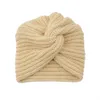 Breda Brim Hats Bucket Women's Sticked Turban Hat Böhmen Cashmere Cross Wrap Head Lndian Wool Bonnet Turbante Cap 230801