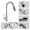 Kitchen Faucets Mixer Faucet Single Hole Pull Out Spout Sink MixerTap Stream Sprayer Head Deck Installed