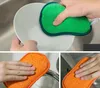 Cleaning Cloths Household Magic Dishwashing Sponges Kitchen Cleanings Brush Microfiber Scrubbing Dish Accessories SN4196