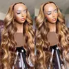40 Inch Body Wave Transparent Front Human Hair Wigs Brazilian Black Color 250 density HD 13x4 Lace Frontal Wig For Women