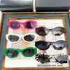 2023 gafas de sol de diseñador de lujo B Family's New Plate Oval Frame Moda para hombres y mujeres INS.com Red Star Gafas de sol del mismo estilo BB0251