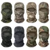 Cykling Caps Maski taktyczne kamuflaż Balaclava Full Face Mask Wargame CP Wojskowe HAT Rowerowe rowerowe rowerowe armia multiCam Bandana Secion Gaiter 230801