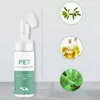 Roupa para cães Limpador de pés de espuma portátil com purificador de silicone Escova de limpeza para animais de estimação para gatinhos fedorentos que tomam banho