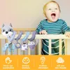 Rattles Mobiles Car Seat Toys Infant Baby Spiral Plush Activity Hanging Stroller Bar Crib Bassinet Mobile with Music BB Squeaker and 230731