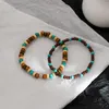 Lien Bracelets Europe Et Amérique Simple Bracelet De Perles En Bois Turquoise Pour Hommes Bijoux Calme Porter Avec Des Accessoires De Conception De Charme Masculin