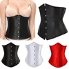 Kadın şekillendiricileri gotik underbust korse bel eğitimi cincher seksi saten şekillendirici artı boyutu zayıflama vücut kadınları