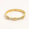 Designer F Bracciale Bracciale Gold Sier Tasted Women Gift inossidabile acciaio JE E9D