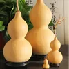 الزهور الزخرفية 10 سم 3pcs calabashcucucurbit المجفف الطبيعي لزخارف المنزل بالجملة