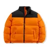 Jaqueta masculina jaqueta puffer clássica estampada casacos esportivos ao ar livre casal bordado casaco de inverno