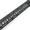 15/17 inch AR10(.308) Klembevestiging type Mlok Handguard Onderste profiel alle hoek/rand CNC charmfering ontwerp MRS308-15B/17B