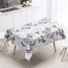 Table Cloth 2023 New Butterfly Printed Tablecloths Birthday Party Wedding Decoration Dining Table Coffee Table Decorations Picnic Mat R230801