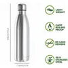 Water Bottles 500/1000ml Stainless Steel Bottle Portable BPA Free Drinking Gym Sports Cycling Drinkware Sport