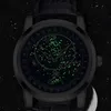 Damenuhr, neue mechanische Uhr mit rotierendem Sternenhimmel, Galaxy Advanced-Uhr, automatische mechanische Herrenuhr, gleiches Modell mit Logo