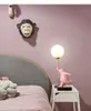 Table Lamps Playfully Chic Cartoon Bear Lamp With Unique 3D Printed Moon Lampshade NIght Light For Playful Internal Decor