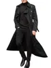 Herrenjacken Jemeigar Damen S Klassische zweireihige Trenchcoats mit Gürtel Damen Übergroße lässige Windjacke Revers Lange Jacke Mäntel