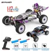 Электрический автомобиль RC Wltoys 124018 124019 2 4G Racing RC 55 км H 4WD Electric High Speed ​​Off Droad Drift Drift Diret Demote Toys For Kids Gift 230731