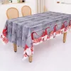 Nappe De Table Nappe De Noël Nappe De Luxe Santa Party Table À Manger Couverture Nappe De Mariage Couverture Maison Antimanchas R230801