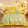 Bedding sets Kuup Duvet Cover kawaii Set Twin Size Flower Quilt 150x200 High Quality Skin Friendly Fabric 230731