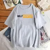 Magliette da uomo Camicia Milf Design creativo Uomo adulto Top Divertente Scherzo Uomo Cotone Manica corta Tees Homme Casual Unisex Streetwear