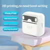 Mini White Printer Portable Pocket Thermal Printer Kids Best Gift For Android And IOS