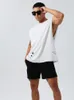 Herren Tanktops Weste Trend Fashion Loch reine Baumwolle Lose große Version von Fitness -Kleidung Männer Sport Basketball Sporthemd trainieren