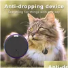 تدريب الكلاب طاعة Cat GPS Bluetooth 5 0 Tracker anti anti device Round Pet Kids Bag Bag Tracking Smart Finder Locator 221114 DHIOW