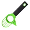 3 In 1 Avocado Slicer Werkzeug Cutter Kunststoff Shea Corer Separator Schäler Obst Splitter Multifunktionale Werkzeuge küche Gadgets Zubehör