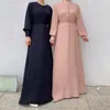 Этническая одежда Дубай Турция Ислам Пакистан Мусульманское платье для женщин халат Араб Джаллаба Фемма Эйд Мубарак Рамадан Шифон Кафтан Абая