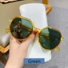 Lunettes de soleil Fashion Style All Match Trend Personality Round Frame Ins Vintage Candy Color Big Sun Glasses UV400