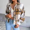 Autumn Winter Womens Jacket Lattice Lanterns Long Sleeve Tweed Jackets Coats Designer Women Outfits Tops